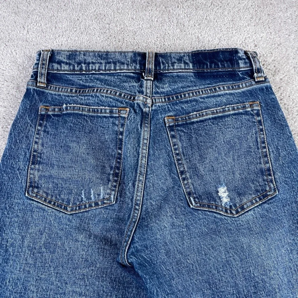 Abercrombie and Fitch‎ Jeans Womens 6 Short Blue Skinny High Rise Distressed